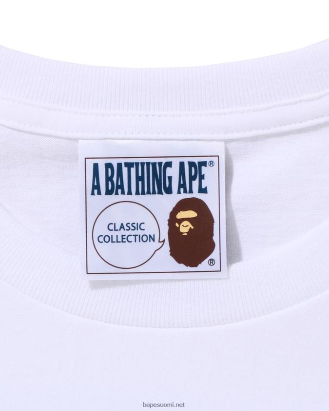 valkoinen miehet A Bathing Ape tee 8HT2D8168