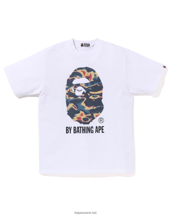 valkoinen miehet A Bathing Ape termografinen t-paita 8HT2D814