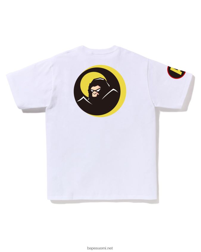 valkoinen miehet A Bathing Ape varjo t-paita 8HT2D8174