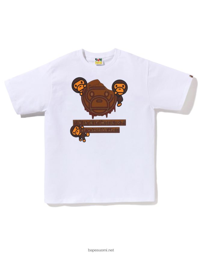 valkoinen miehet A Bathing Ape ystävänpäivä suklaa vauva milo tee 8HT2D8312