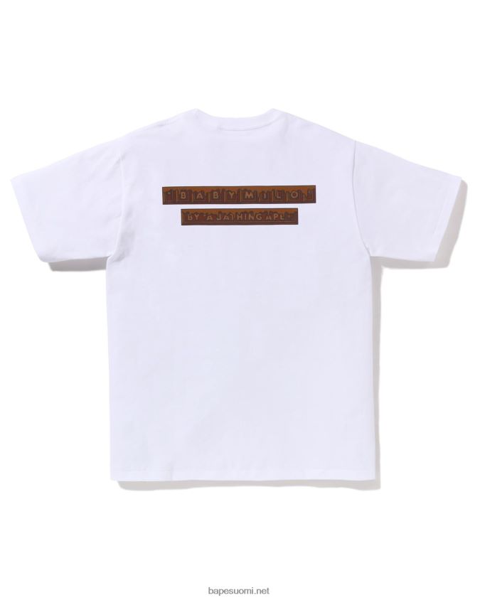 valkoinen miehet A Bathing Ape ystävänpäivä suklaa vauva milo tee 8HT2D8312