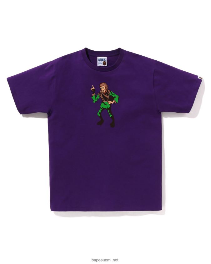 violetti miehet A Bathing Ape tee 8HT2D8163