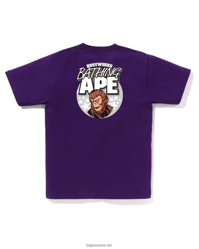 violetti miehet A Bathing Ape tee 8HT2D8163