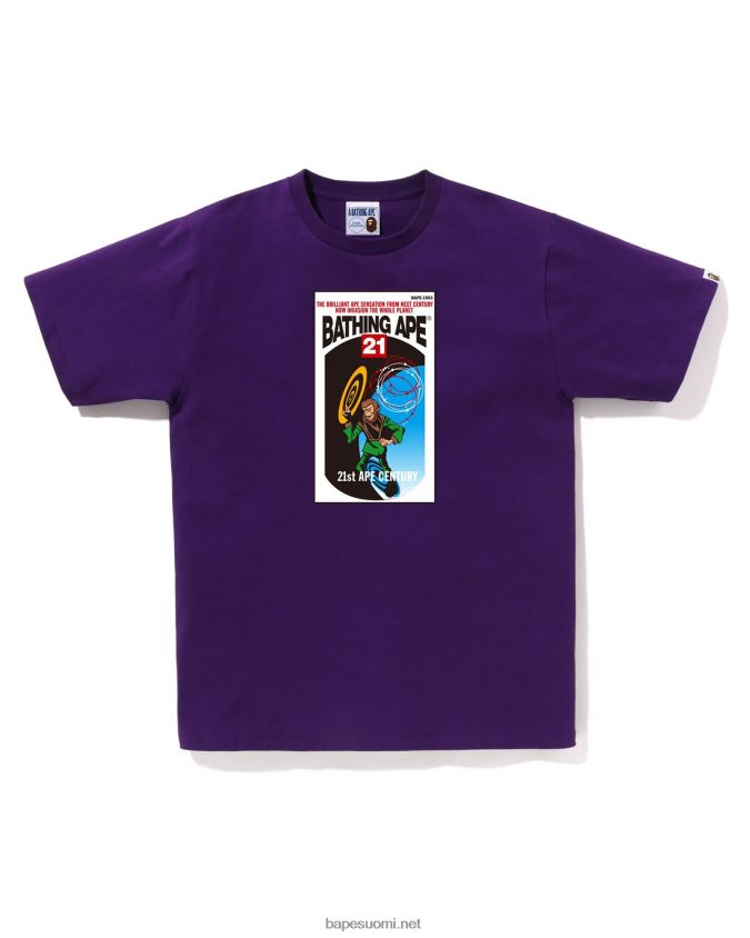 violetti miehet A Bathing Ape tee 8HT2D8167