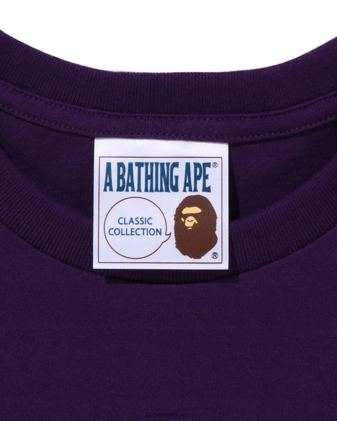 violetti miehet A Bathing Ape tee 8HT2D8167