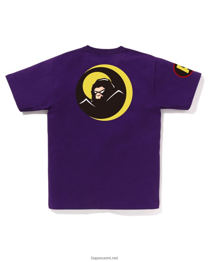 violetti miehet A Bathing Ape varjo t-paita 8HT2D8173