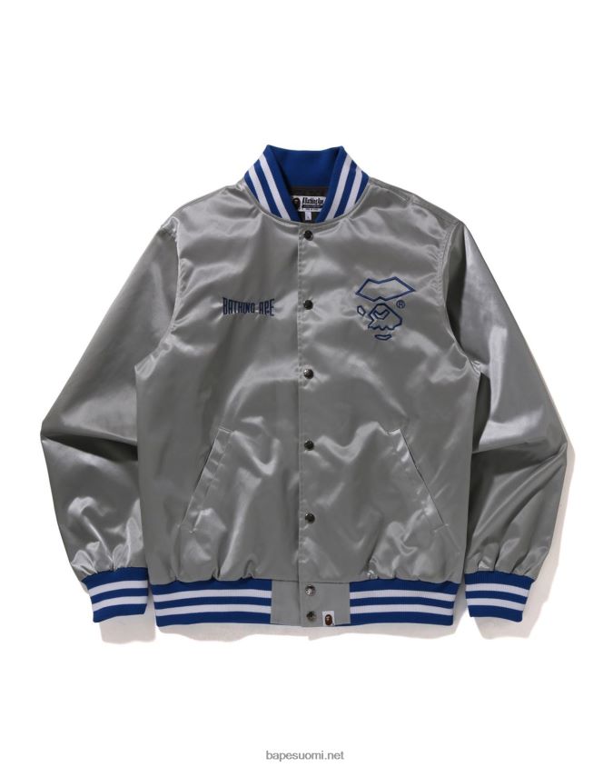 hopea miehet A Bathing Ape nylon yliopistotakki 8HT2D8182