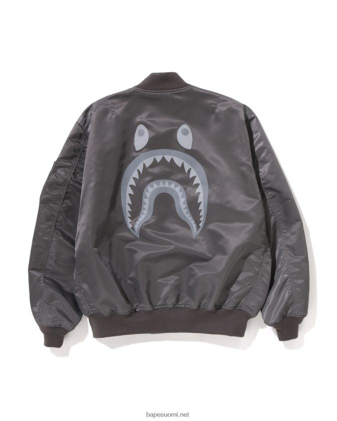 hopea miehet A Bathing Ape shark löysä istuvuus ma-1 8HT2D8192