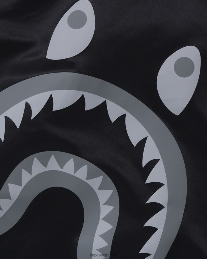 musta miehet A Bathing Ape shark löysä istuvuus ma-1 8HT2D8191
