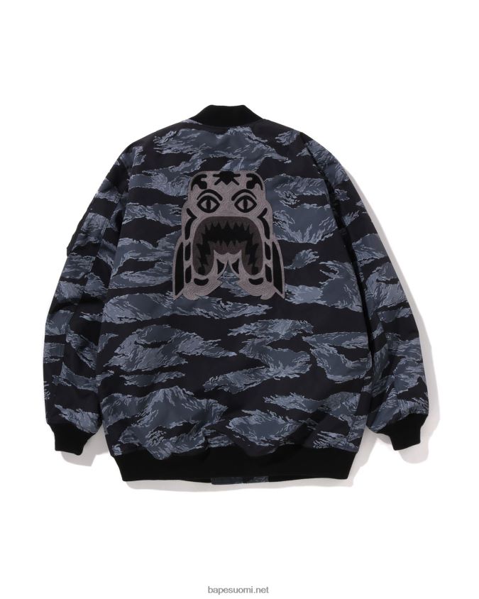 musta miehet A Bathing Ape tiikeri camo pitkä ma-1 8HT2D8326