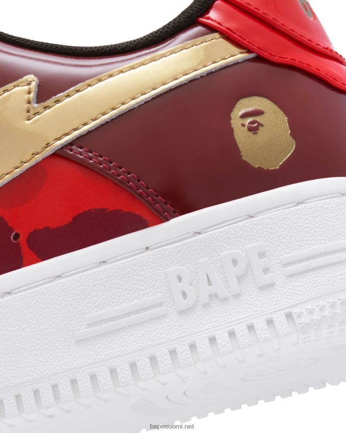 kirkkaan punainen naiset A Bathing Ape cny projekti 8HT2D81225
