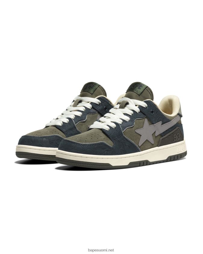 laivastonsininen naiset A Bathing Ape sk8 sta lenkkarit 8HT2D81250