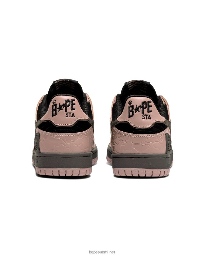 vaaleanpunainen naiset A Bathing Ape sk8 sta lenkkarit 8HT2D81193