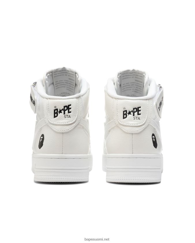 valkoinen naiset A Bathing Ape mi lenkkarit 8HT2D81256