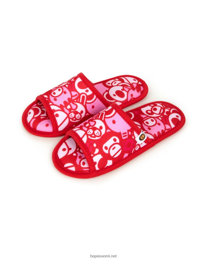 vaaleanpunainen naiset A Bathing Ape vauva milo tossut 8HT2D81219