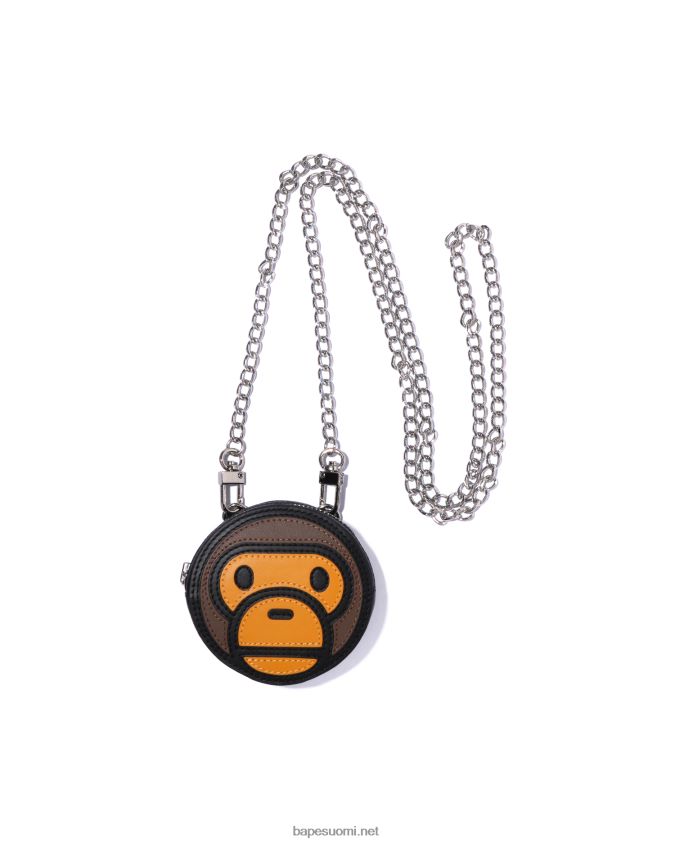 musta naiset A Bathing Ape baby milo mini olkalaukku 8HT2D81067
