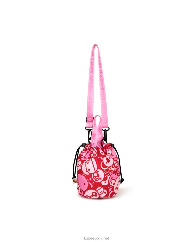 vaaleanpunainen naiset A Bathing Ape baby milo lyhtylaukku 8HT2D81079