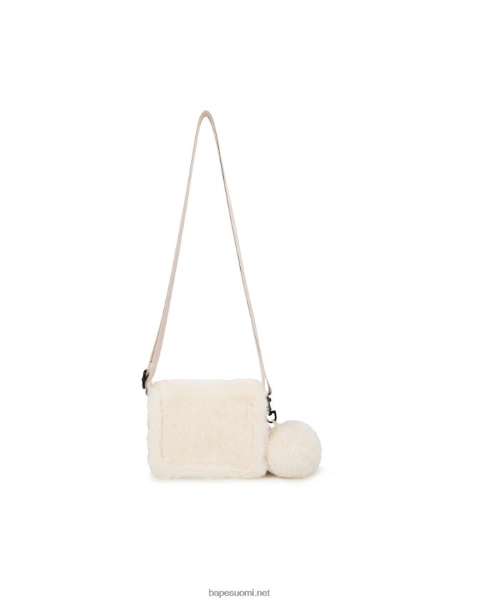 valkoinen naiset A Bathing Ape mini crossbody laukku 8HT2D81130