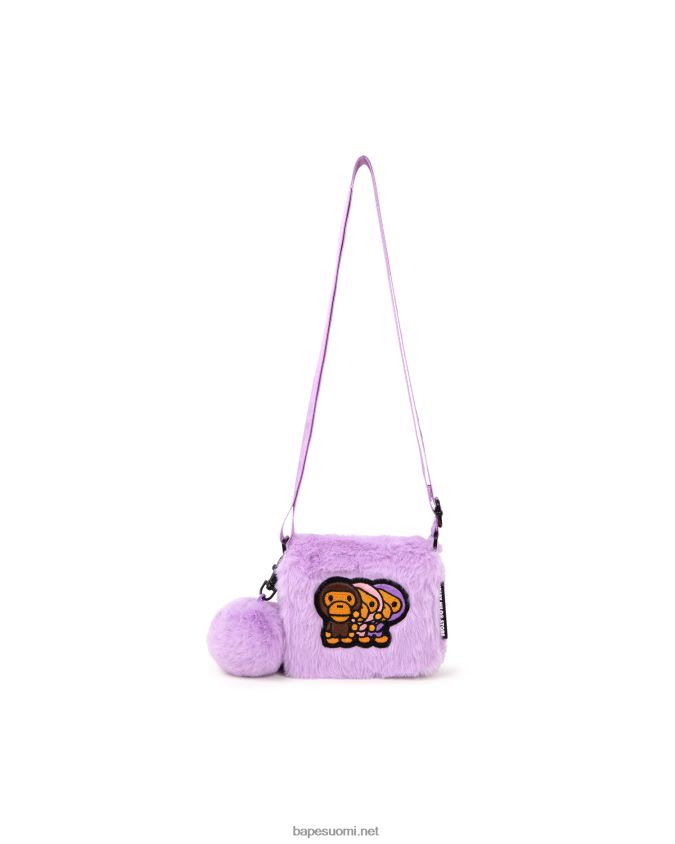 violetti naiset A Bathing Ape mini crossbody laukku 8HT2D81131