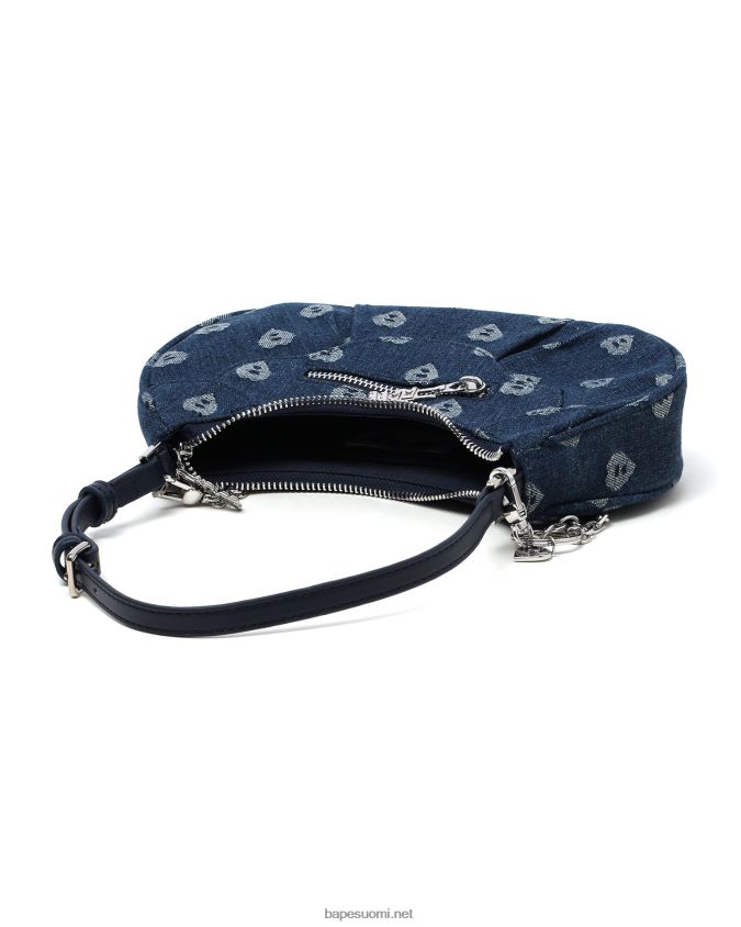 denim naiset A Bathing Ape kuviollinen farkkukassi #2 8HT2D81083