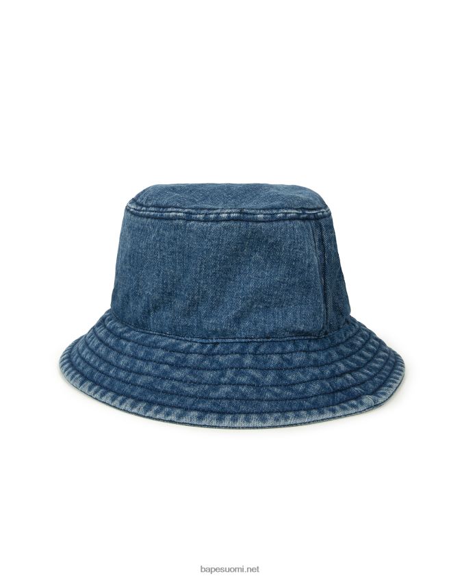 denim naiset A Bathing Ape denim ämpärihattu 8HT2D81084