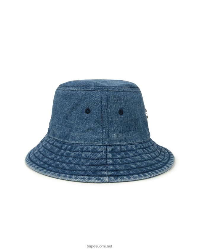 denim naiset A Bathing Ape denim ämpärihattu 8HT2D81084