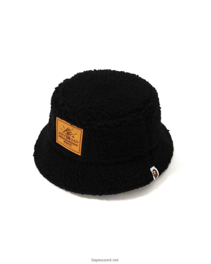 musta naiset A Bathing Ape 1. camo boa käännettävä ämpärihattu 8HT2D81155