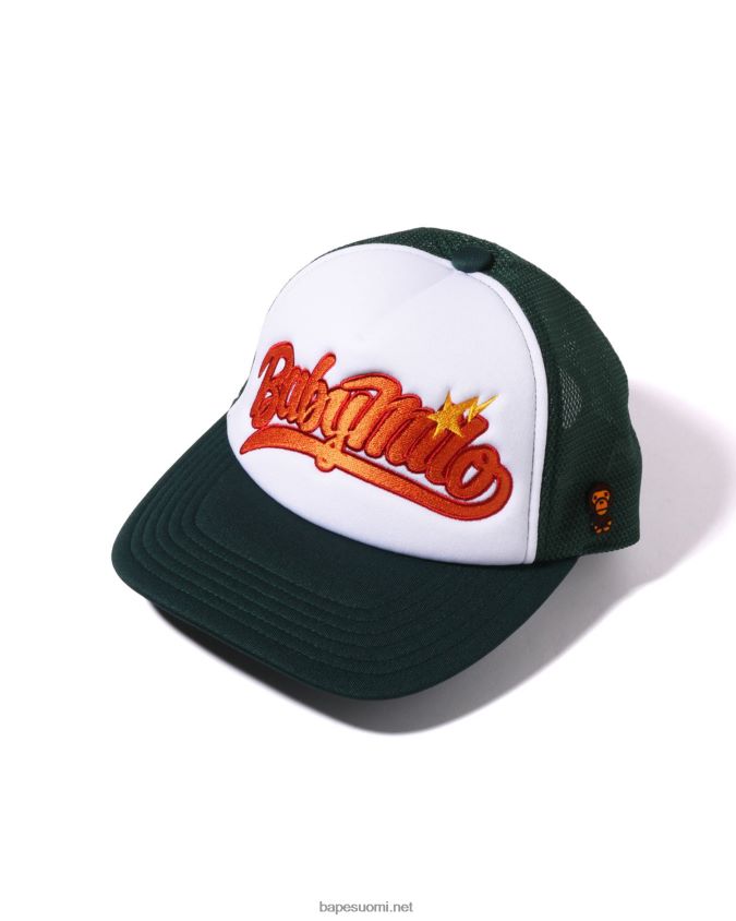 syvä viidakko naiset A Bathing Ape baby milo -kirjontaverkkolippis 8HT2D81143