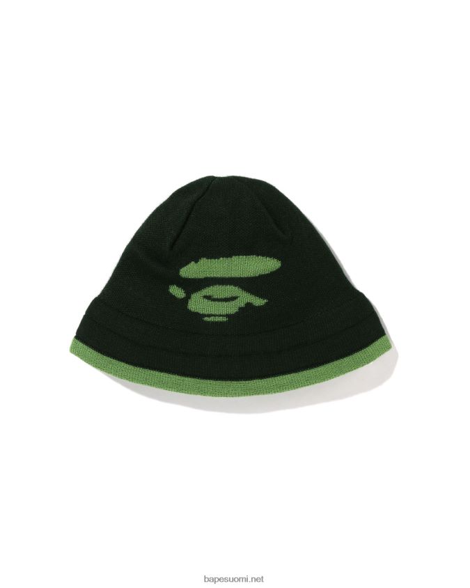 syvä viidakko naiset A Bathing Ape kasvot neulottu hattu 8HT2D81106