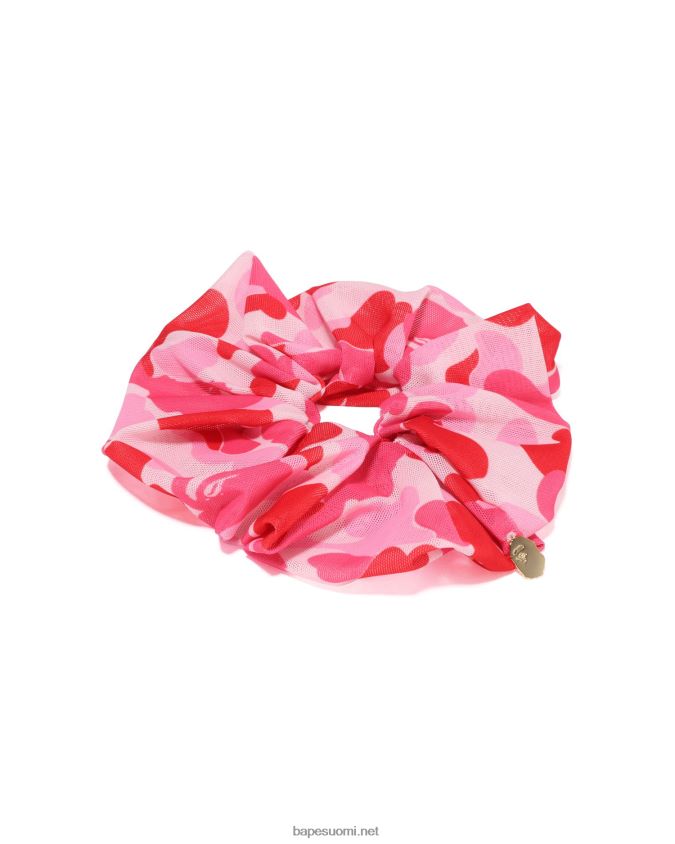 vaaleanpunainen naiset A Bathing Ape abc camo scrunchie 8HT2D81064