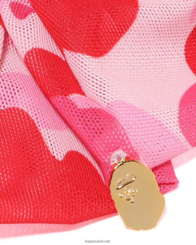 vaaleanpunainen naiset A Bathing Ape abc camo scrunchie 8HT2D81064