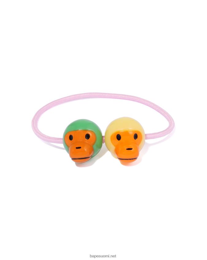 vaaleanvihreä naiset A Bathing Ape baby milo hiusten kuminauhasetti 8HT2D81075