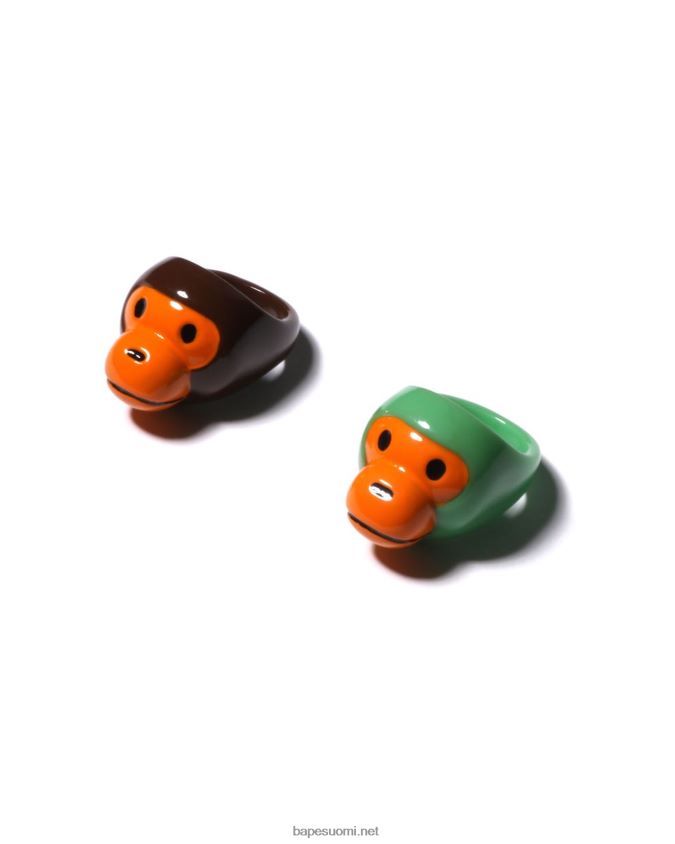 ruskea naiset A Bathing Ape baby milo sormussetti 8HT2D81146