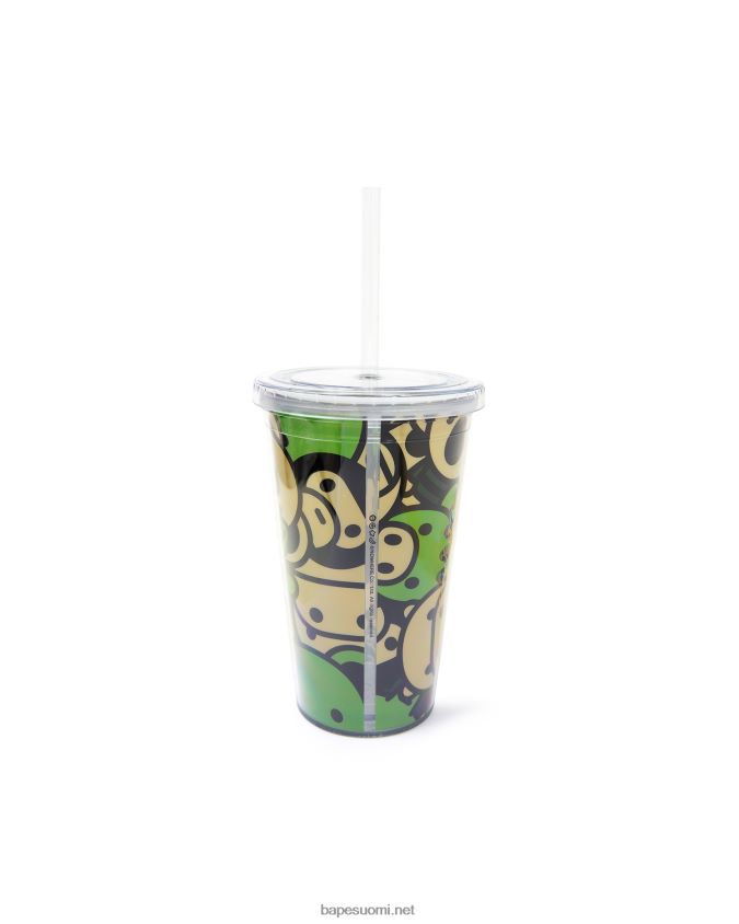 armeijan vihreä naiset A Bathing Ape baby milo muovinen juomalasi 8HT2D81133
