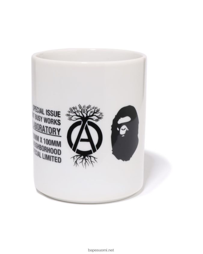 valkoinen naiset A Bathing Ape x nbhd -kasvialue 8HT2D8508