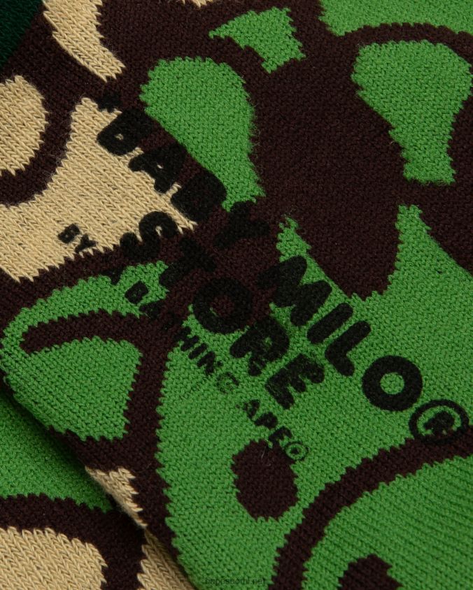 armeijan vihreä naiset A Bathing Ape baby milo sukat 8HT2D81080