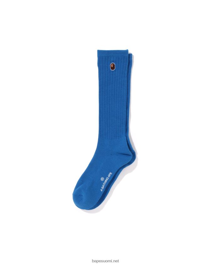 kuninkaallisen sininen naiset A Bathing Ape pään yhden pisteen sukat 8HT2D81069