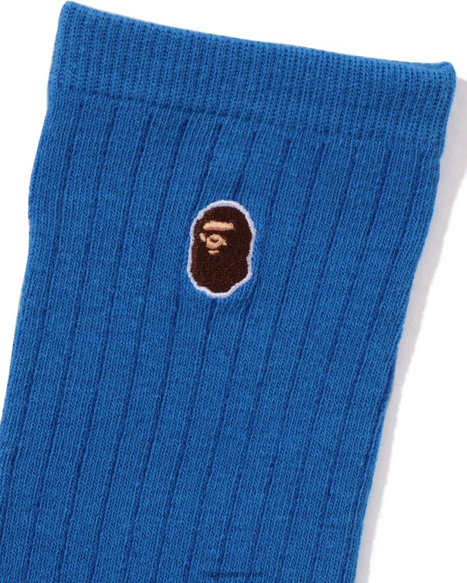 kuninkaallisen sininen naiset A Bathing Ape pään yhden pisteen sukat 8HT2D81069
