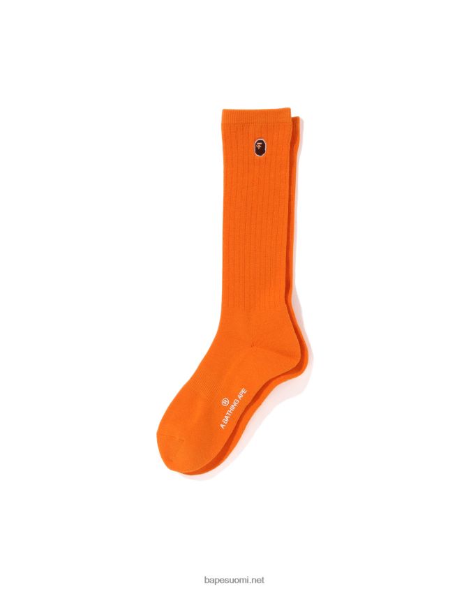 oranssi naiset A Bathing Ape pään yhden pisteen sukat 8HT2D81070