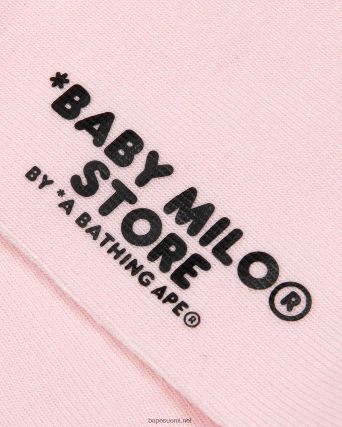 vaaleanpunainen naiset A Bathing Ape baby milo sukat 8HT2D81093