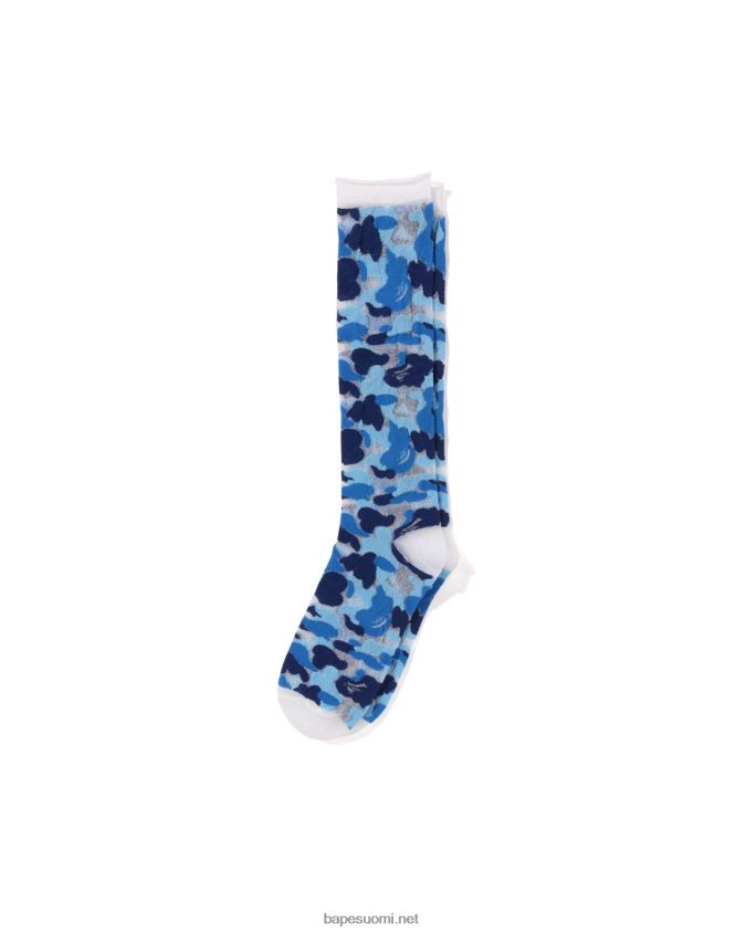 vaaleansininen naiset A Bathing Ape abc camo kirkkaat sukat 8HT2D81065