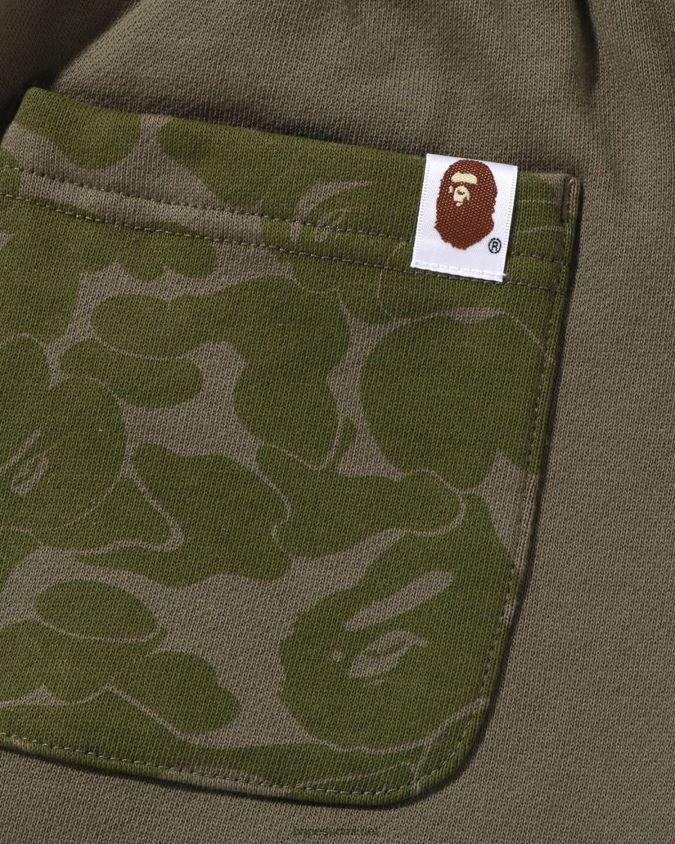 armeijan vihreä naiset A Bathing Ape pään yhden pisteen ylisuuret collegehousut 8HT2D8974