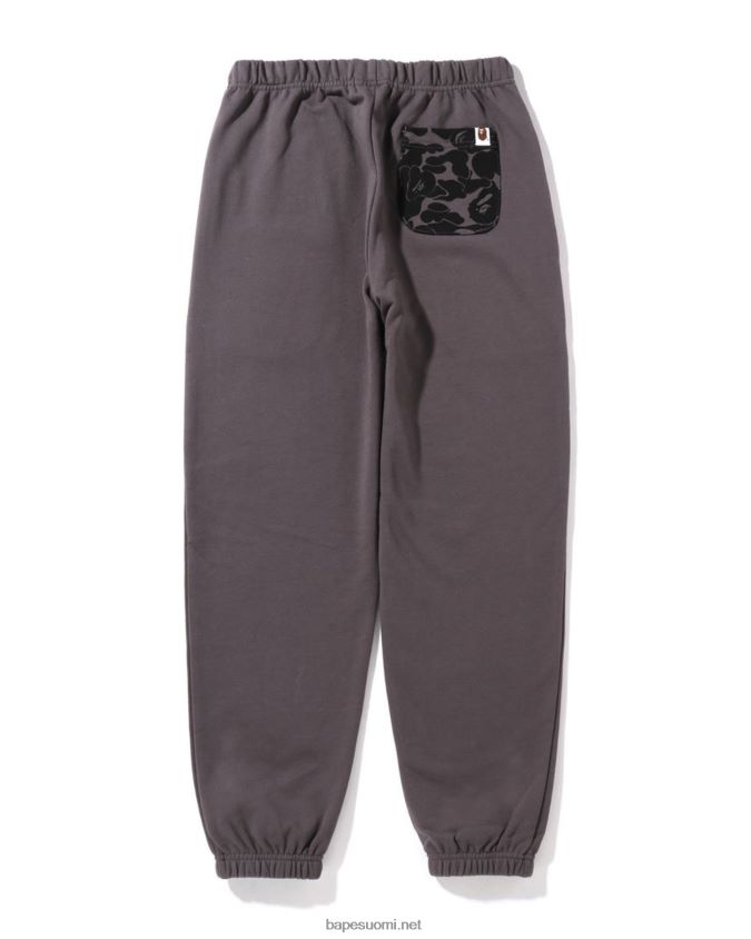 harmaa naiset A Bathing Ape pään yhden pisteen ylisuuret collegehousut 8HT2D8973