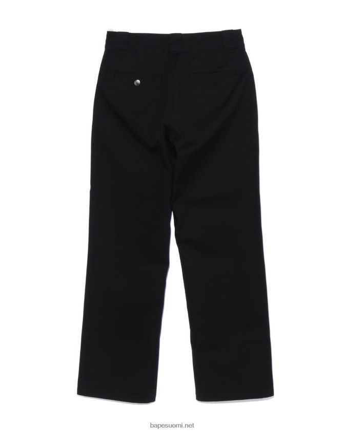 musta naiset A Bathing Ape chino työhousut 8HT2D8884
