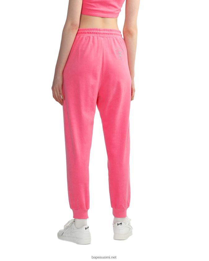 vaaleanpunainen naiset A Bathing Ape pyyhkeet verryttelyhousut 8HT2D8842