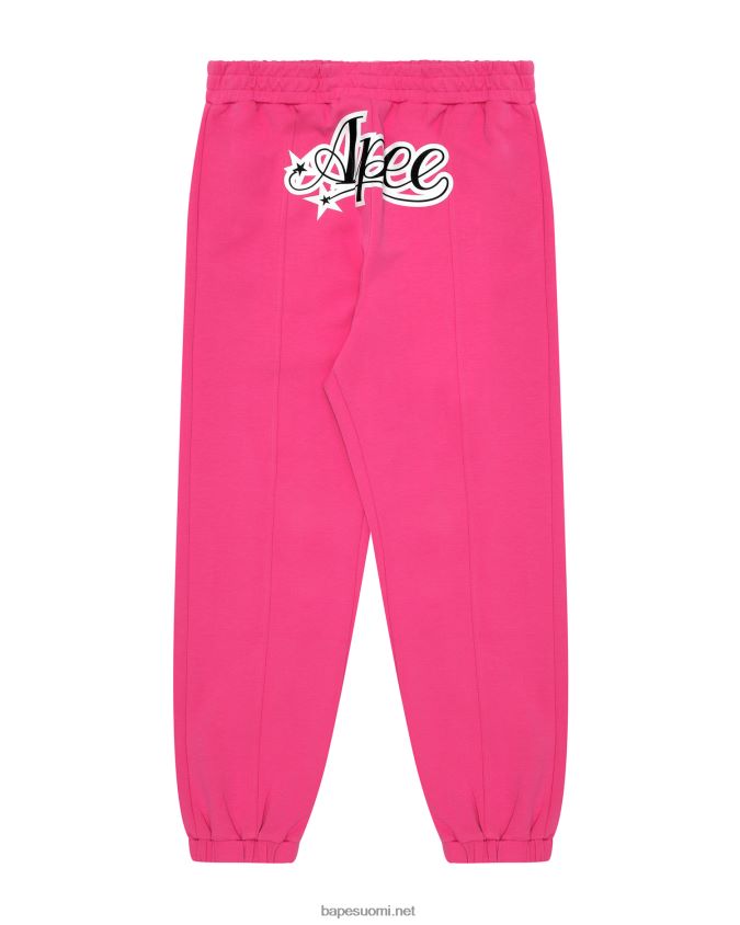 vaaleanpunainen naiset A Bathing Ape urheiluhousut 8HT2D81060