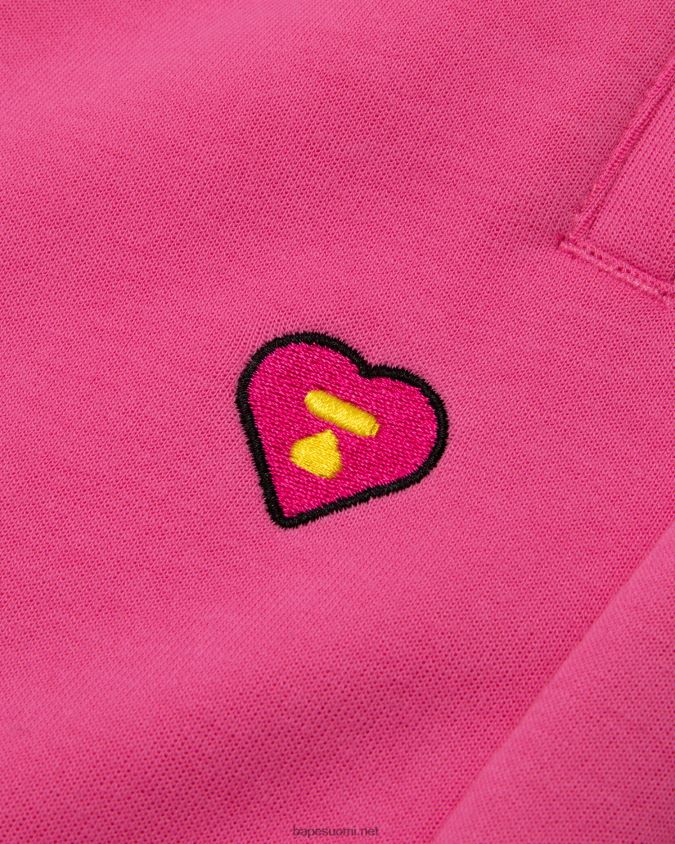 vaaleanpunainen naiset A Bathing Ape urheiluhousut 8HT2D81060