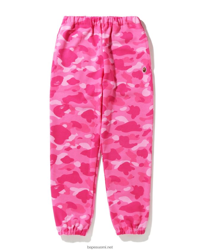 vaaleanpunainen naiset A Bathing Ape väri camo oversize collegehousut 8HT2D8985