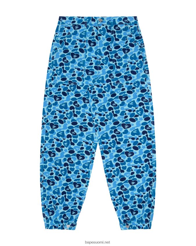 vaaleansininen naiset A Bathing Ape painetut cargo-housut 8HT2D8949