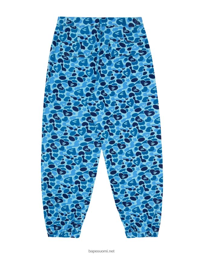 vaaleansininen naiset A Bathing Ape painetut cargo-housut 8HT2D8949